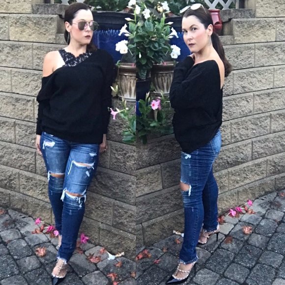 KANCAN Destroyed Dark Denim Skinny Jeans KC5055D - Picture 2 of 11